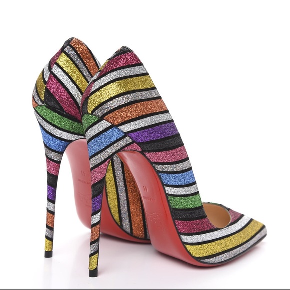 So Kate Suede Rainbow Stripyglitter - Picture 6 of 6